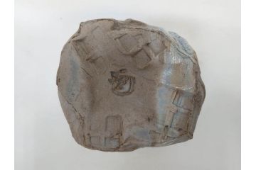 小西陶蔵　青備前　香炉/備前　茶入れ　土の温かみを感じる味わい深い香炉&茶入セット(香爐、仏具、茶道具、茶陶、茶入れ、抹茶、蓋物、小蓋物、共箱付き、仕覆付き)(R-081506)