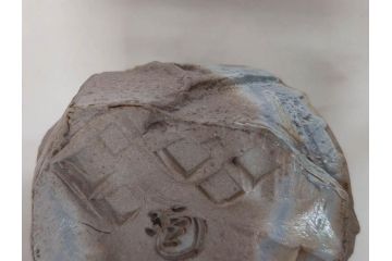 小西陶蔵　青備前　香炉/備前　茶入れ　土の温かみを感じる味わい深い香炉&茶入セット(香爐、仏具、茶道具、茶陶、茶入れ、抹茶、蓋物、小蓋物、共箱付き、仕覆付き)(R-081506)