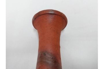小西陶蔵　備前　耳付　侘び寂びの趣が漂う花入3点&壷セット(花生、花活、花器、花瓶、壺、和食器、裏印、共箱付き)(R-081508)