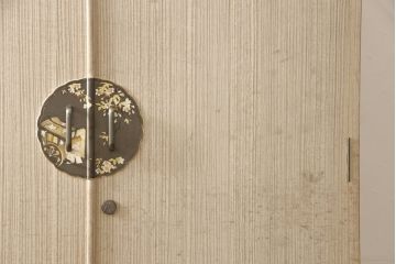 中古　国産手造り家具　御所車　上品な和を演出してくれる総桐箪笥・上段(並厚、桐たんす、着物箪笥、和タンス、衣装箪笥)(R-081524)
