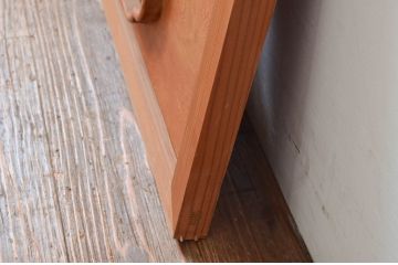 アンティーク建具　上手物!!　迫力のある龍と雷に波の図柄が魅力的な両面彫刻欄間1枚(明かり取り、明り取り)(製作費推定140万円)(R-081531)