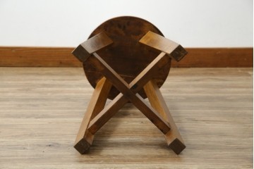 和製アンティーク　コンパクトでかわいらしいハイスツール　(R-081535)