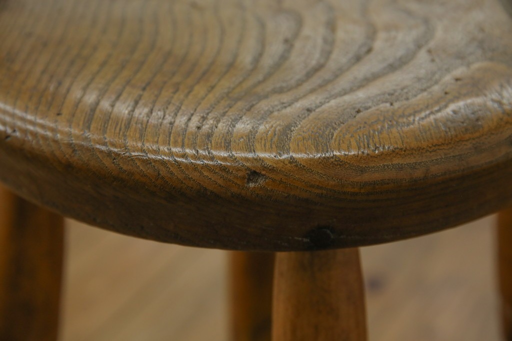 和製アンティーク　コンパクトでかわいらしいスツール　(R-081536)