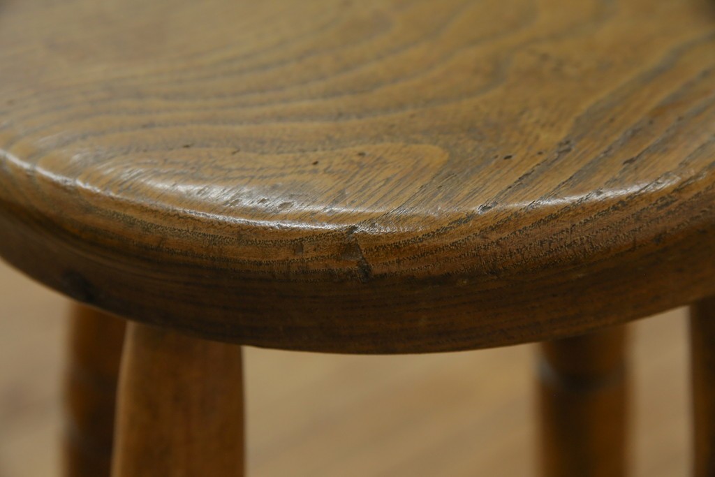 和製アンティーク　コンパクトでかわいらしいスツール　(R-081536)