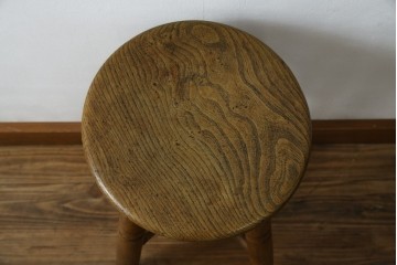 和製アンティーク　コンパクトでかわいらしいスツール　(R-081536)