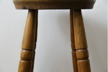 和製アンティーク　コンパクトでかわいらしいスツール　(R-081536)