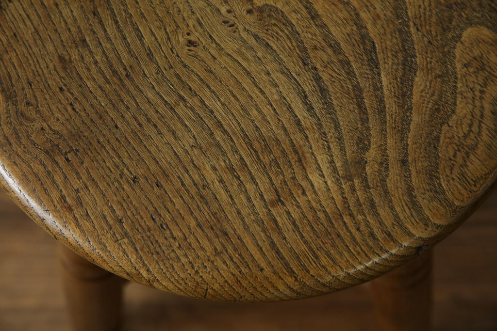 和製アンティーク　コンパクトでかわいらしいスツール　(R-081536)