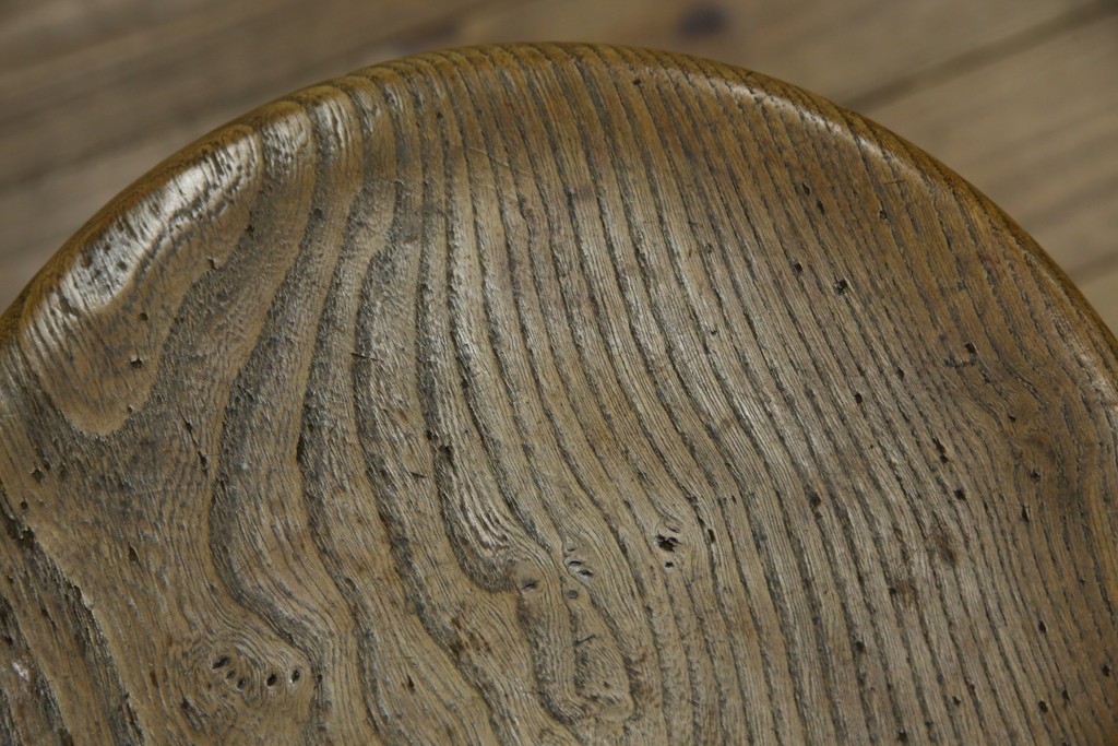 和製アンティーク　コンパクトでかわいらしいスツール　(R-081536)