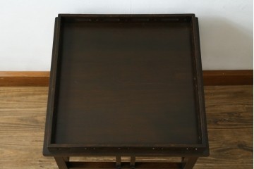 和製アンティーク　アジアンな雰囲気を醸し出す花台　(R-081544)