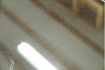 フランスアンティーク　ミラー天板　鋳物アイアンフレーム　チルトアップ　上品な曲線のデザインが目を引くコーヒーテーブル　(R-081554)