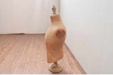 フランスアンティーク　小物や洋服をおしゃれにディスプレイできる卓上トルソー(マネキン、ディスプレイ雑貨、店舗什器)(R-081558)