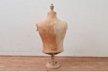フランスアンティーク　小物や洋服をおしゃれにディスプレイできる卓上トルソー(マネキン、ディスプレイ雑貨、店舗什器)(R-081558)
