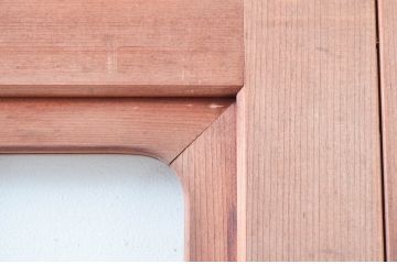 アンティーク建具　どこか懐かしい雰囲気漂う大判ガラス戸4枚セット(引き戸)(R-081572)