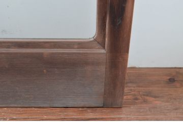 アンティーク建具　どこか懐かしい雰囲気漂う大判ガラス戸4枚セット(引き戸)(R-081572)