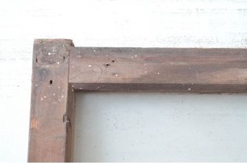 アンティーク建具　腰板のデザインが良いガラス戸2枚セット(引き戸)(R-081587)
