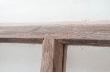 アンティーク建具　腰板のデザインが良いガラス戸2枚セット(引き戸)(R-081587)