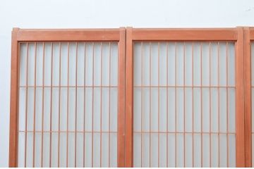 アンティーク建具　片面ガラス　シンプルな佇まいが落ち着きのある空間を演出する書院戸4枚セット(窓、引き戸、ガラス戸)(R-081590)