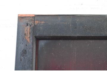 アンティーク建具　和モダンな空間を演出する帯戸2枚セット(引き戸、板戸)(R-081594)