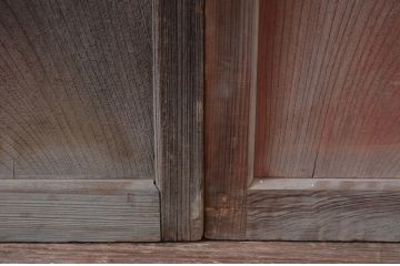 アンティーク建具　大正ロマンなお部屋に取り入れたいガラス戸4枚セット(引き戸)(R-081600)