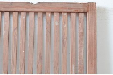 アンティーク建具　風情のある佇まいが魅力的な格子戸1枚(引き戸)(R-081601)