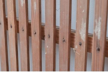 アンティーク建具　風情のある佇まいが魅力的な格子戸1枚(引き戸)(R-081601)