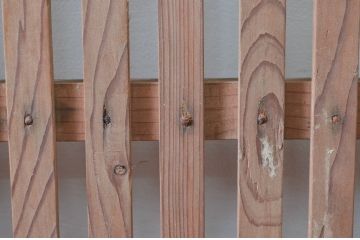アンティーク建具　風情のある佇まいが魅力的な格子戸1枚(引き戸)(R-081601)