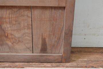 アンティーク建具　風情のある佇まいが魅力的な格子戸1枚(引き戸)(R-081601)