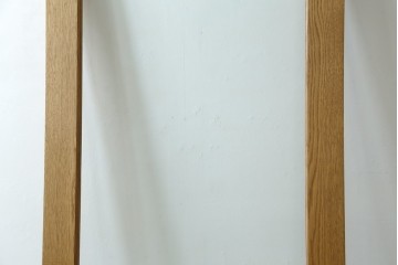 中古建具　美品　職人手作り　楢(ナラ)材　アーチ型のデザインがおしゃれな引き戸1枚　(R-081604)