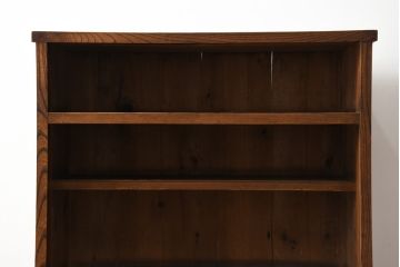 和製アンティーク　前面欅(ケヤキ)材　どこか懐かしさを感じる味の良い関東水屋箪笥(サイドキャビネット、茶箪笥、食器棚、収納棚、戸棚)(R-081618)
