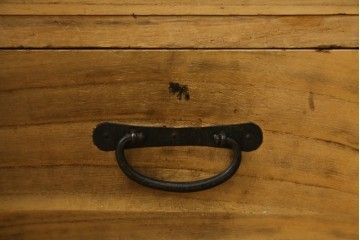 和製アンティーク　時代箪笥　総桐(キリ)材　丸金具の和箪笥ローチェスト　(R-081624)