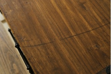 和製アンティーク　時代箪笥　総桐(キリ)材　丸金具の和箪笥ローチェスト　(R-081624)
