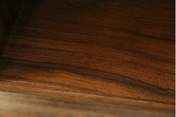 北欧ビンテージ　美品　温もり溢れるローズウッド材のパートナーデスク(ワークデスク、在宅ワーク、在宅用、オフィスデスク、両袖机、ヴィンテージ)(R-081625)