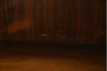 北欧ビンテージ　美品　温もり溢れるローズウッド材のパートナーデスク(ワークデスク、在宅ワーク、在宅用、オフィスデスク、両袖机、ヴィンテージ)(R-081625)