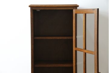 中古　美品!!　カントリーハウス　Brugge(ブルージュ)　シンプルなデザインで取り入れやすいブックケース(本箱、本棚、書棚、収納棚、戸棚、キャビネット、飾り棚)(R-081626)