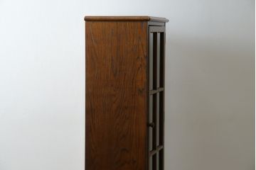 中古　美品!!　カントリーハウス　Brugge(ブルージュ)　シンプルなデザインで取り入れやすいブックケース(本箱、本棚、書棚、収納棚、戸棚、キャビネット、飾り棚)(R-081626)