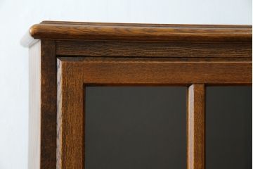 中古　美品!!　カントリーハウス　Brugge(ブルージュ)　シンプルなデザインで取り入れやすいブックケース(本箱、本棚、書棚、収納棚、戸棚、キャビネット、飾り棚)(R-081626)