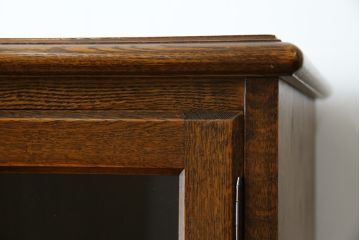 中古　美品!!　カントリーハウス　Brugge(ブルージュ)　シンプルなデザインで取り入れやすいブックケース(本箱、本棚、書棚、収納棚、戸棚、キャビネット、飾り棚)(R-081626)