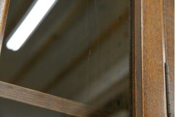 中古　美品!!　カントリーハウス　Brugge(ブルージュ)　シンプルなデザインで取り入れやすいブックケース(本箱、本棚、書棚、収納棚、戸棚、キャビネット、飾り棚)(R-081626)