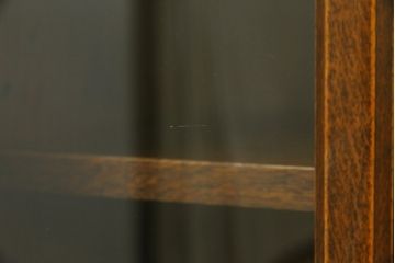 中古　美品!!　カントリーハウス　Brugge(ブルージュ)　シンプルなデザインで取り入れやすいブックケース(本箱、本棚、書棚、収納棚、戸棚、キャビネット、飾り棚)(R-081626)