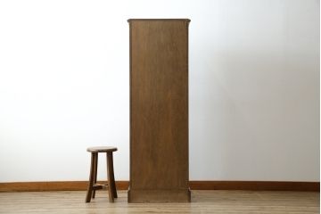 中古　美品!!　カントリーハウス　Brugge(ブルージュ)　シンプルなデザインで取り入れやすいブックケース(本箱、本棚、書棚、収納棚、戸棚、キャビネット、飾り棚)(R-081626)
