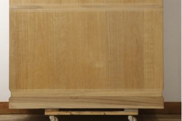中古　堀 正和作　凛とした佇まいが魅力的な加茂総桐箪笥・下段(胴厚、四方丸、桐たんす、衣装箪笥、和タンス、引き出し、整理タンス、チェスト、サイドチェスト)(R-081651)
