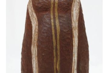珍品　希少　彫刻家 今戸精司作　天平美人　高さ 約36.5cm　嫋やかな佇まいの木彫人形(女性像、木製、彫刻、オブジェ、置物)(R-081671)　