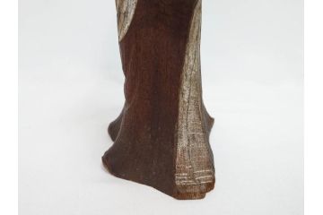 珍品　希少　彫刻家 今戸精司作　天平美人　高さ 約36.5cm　嫋やかな佇まいの木彫人形(女性像、木製、彫刻、オブジェ、置物)(R-081671)　