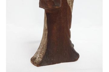 珍品　希少　彫刻家 今戸精司作　天平美人　高さ 約36.5cm　嫋やかな佇まいの木彫人形(女性像、木製、彫刻、オブジェ、置物)(R-081671)　