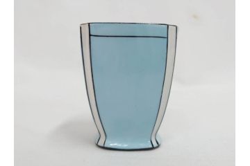 明治期　オールドノリタケ　NORITAKE　アールデコ　輸出向け　爽やかな水色が目を引くティーセット(ティーポット、シュガーポット、C&S6客、ティーカップ&ソーサー、洋食器)(R-081672)