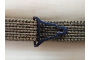時代物　金工　金銀象嵌　扇面　稲　淑やかな雰囲気の帯留2点セット(在銘作家物、尾崎、帯留め、帯締め、着物道具、和装小物、アクセサリー、木箱付)(R-081673)