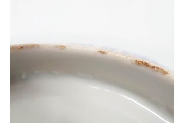 江戸期　古伊万里　染付　渦福　なます皿　4.7寸・4.9寸　お料理を華やかに引き立ててくれる皿6枚セット(花唐草、輪花皿、変形皿、小皿、豆皿、中皿、銘々皿、取り皿、和皿、和食器、四寸七分、四寸九分)(R-081679)