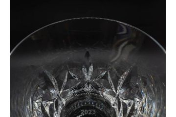 未使用　フランス　Baccarat　バカラ　エクラ(Eclat)　The YEAR 2023　澄んだ輝きを放つイヤータンブラー2客セット(コップ、グラス、ロックグラス、フルレッドクリスタルガラス、共箱付き)(R-081680)