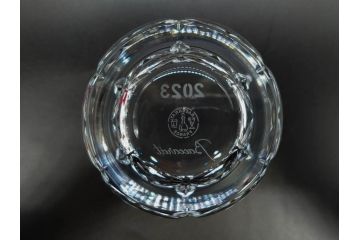 未使用　フランス　Baccarat　バカラ　エクラ(Eclat)　The YEAR 2023　澄んだ輝きを放つイヤータンブラー2客セット(コップ、グラス、ロックグラス、フルレッドクリスタルガラス、共箱付き)(R-081680)