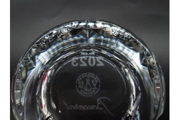 未使用　フランス　Baccarat　バカラ　エクラ(Eclat)　The YEAR 2023　澄んだ輝きを放つイヤータンブラー2客セット(コップ、グラス、ロックグラス、フルレッドクリスタルガラス、共箱付き)(R-081680)